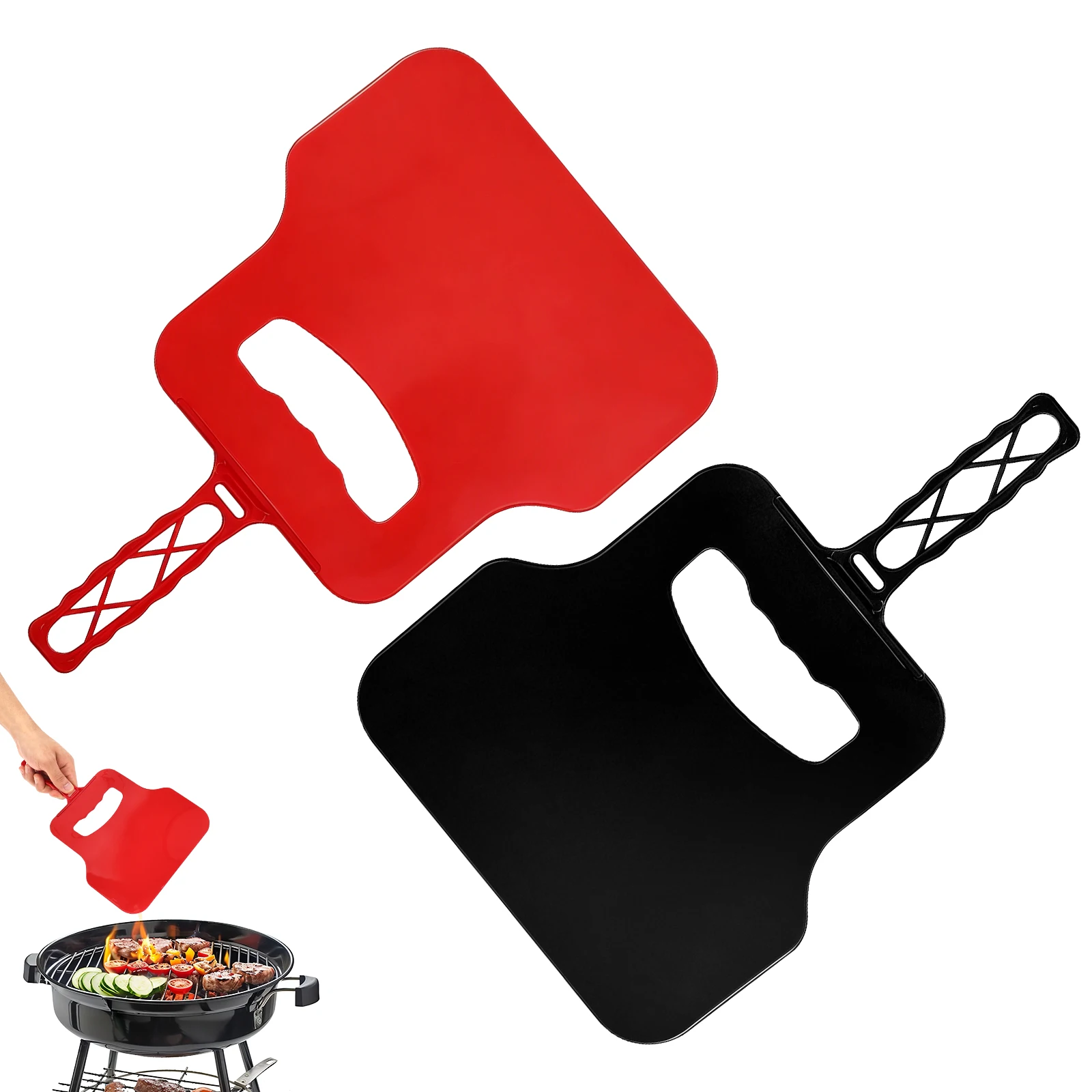 Outdoor Camping Fire - Manueller Windmacher aus Kunststoff, tragbares Feueranzünder-Werkzeug