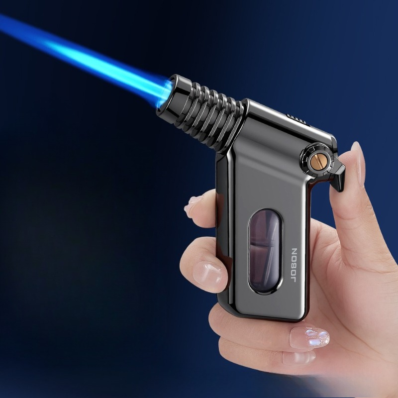 Outdoor Windproof Lighter - JOBON Hochtemperatur-Zigarren-Winddichtes Feuerzeug, tragbar, direkte Ladung,