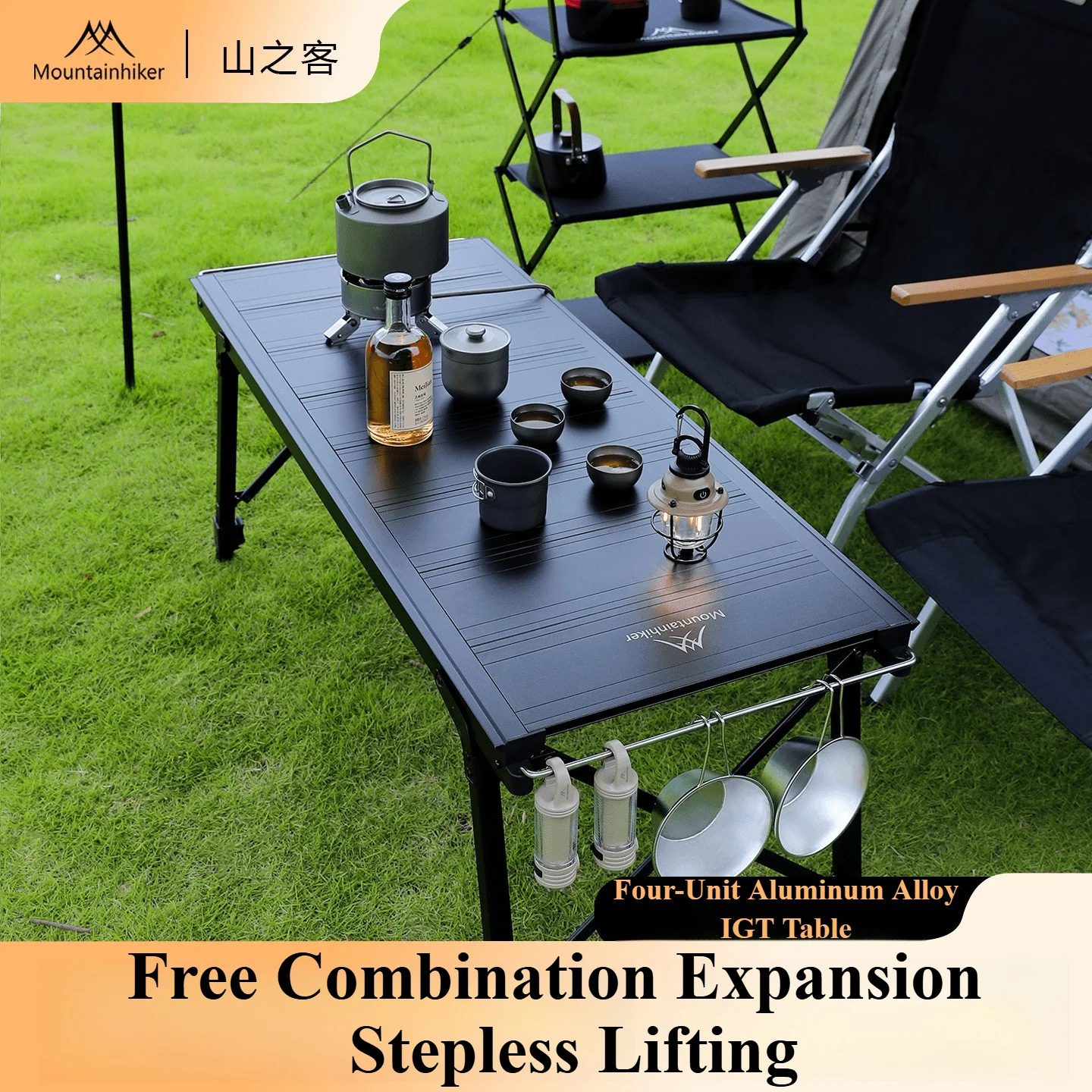 Outdoor Camping Burner - Mountainhiker Camping Klapplift Abnehmbare Multi-Einheit IGT