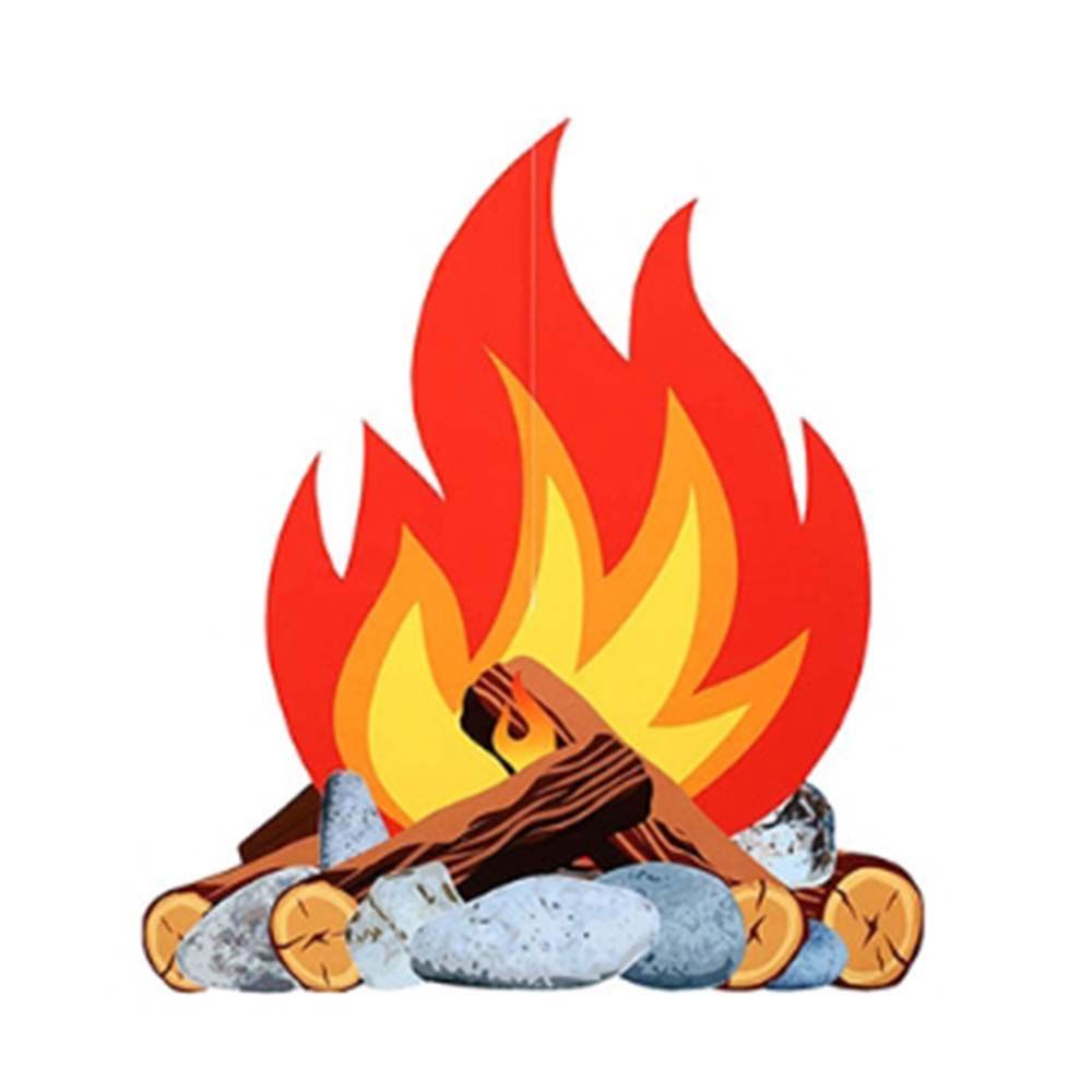 Outdoor Camping Burner - Künstliches Lagerfeuer aus Pappe für Camping,