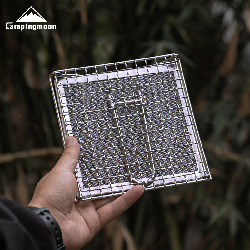 Outdoor Camping Burner - CAMPINGMOON Outdoor Camping 304 Edelstahl Faltbares