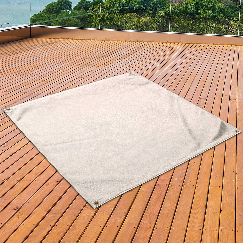 Outdoor Camping Fire - 1 Stück Feuerfeste Matte für Feuerstelle,