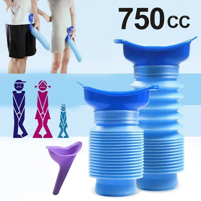 Outdoor Camping Urinal - Tragbares Outdoor-Urinal für Auto, Teleskopisch, Hockfreies