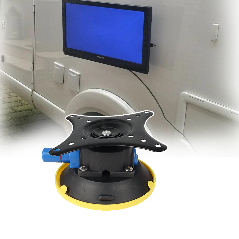 Outdoor Camping Tv - 4,7 Zoll Hochleistungs-Saugnapf-TV-Halterung für Wohnwagen, Wohnmobile,