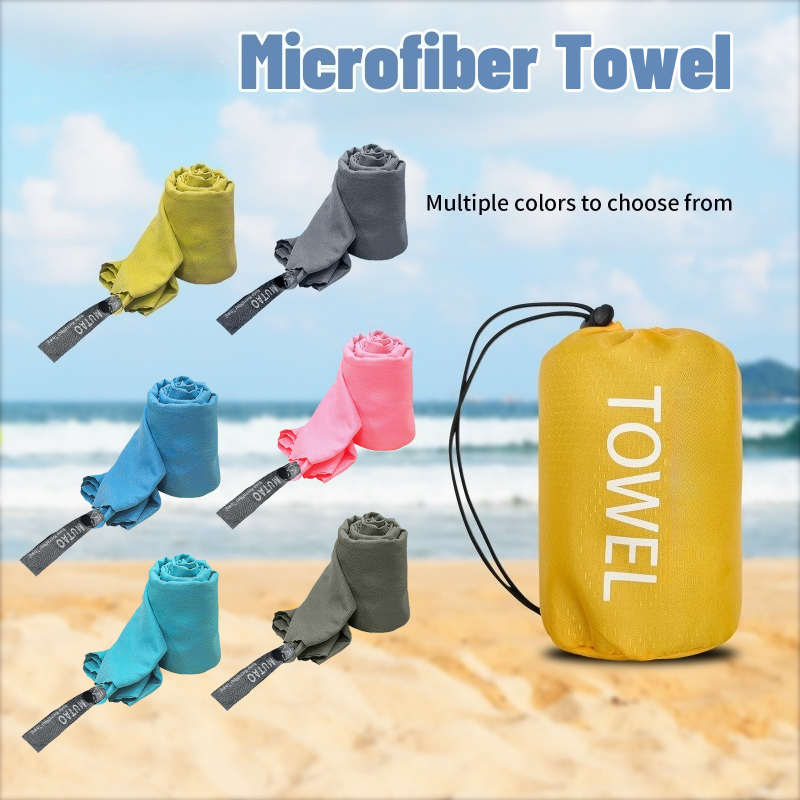 Camp Towel Microfiber - Mikrofaser-Schnelltrocknungs-Camping-Reise-Fitness-Handtuch. Kompakt, super saugfähig, leicht, schnelltrocknend.