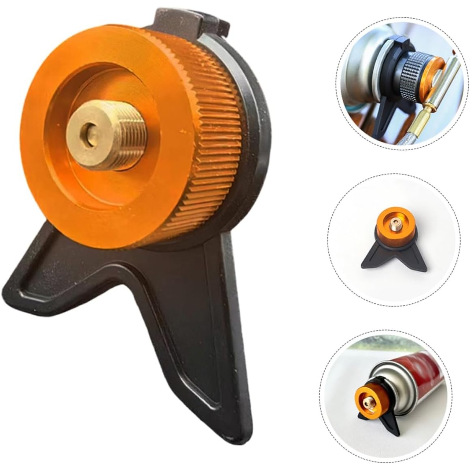 Outdoor Camping Burner - Propan-Tank-Zubehör Gastank-Adapter Campingbedarf Kleiner Propan-Konverter Gasnachfüllwerkzeug