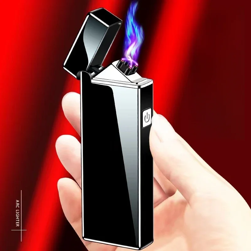 Outdoor Windproof Lighter - Neue elektronische wind dichte Doppel bogen