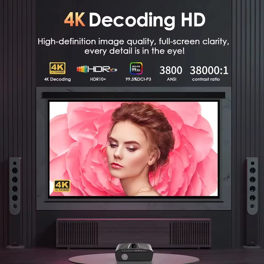 4K 3800 ANSI Projektor Android – Outdoor Camping Tv Bewertung und Preis