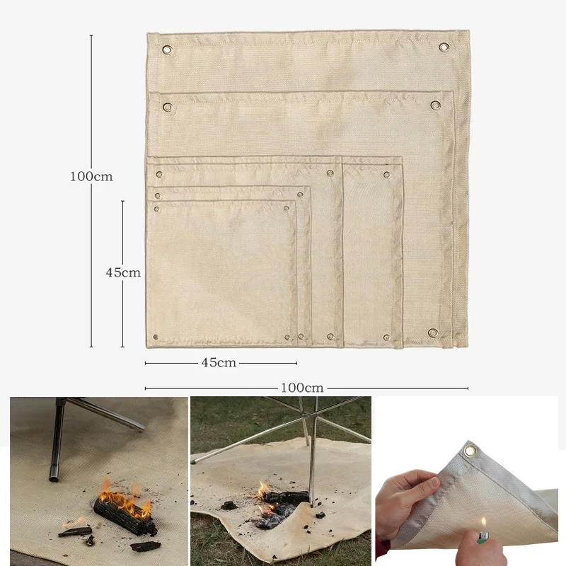 Camping-Feuerschutzmatte, hitz – Outdoor Camping Fire Bewertung und Preis