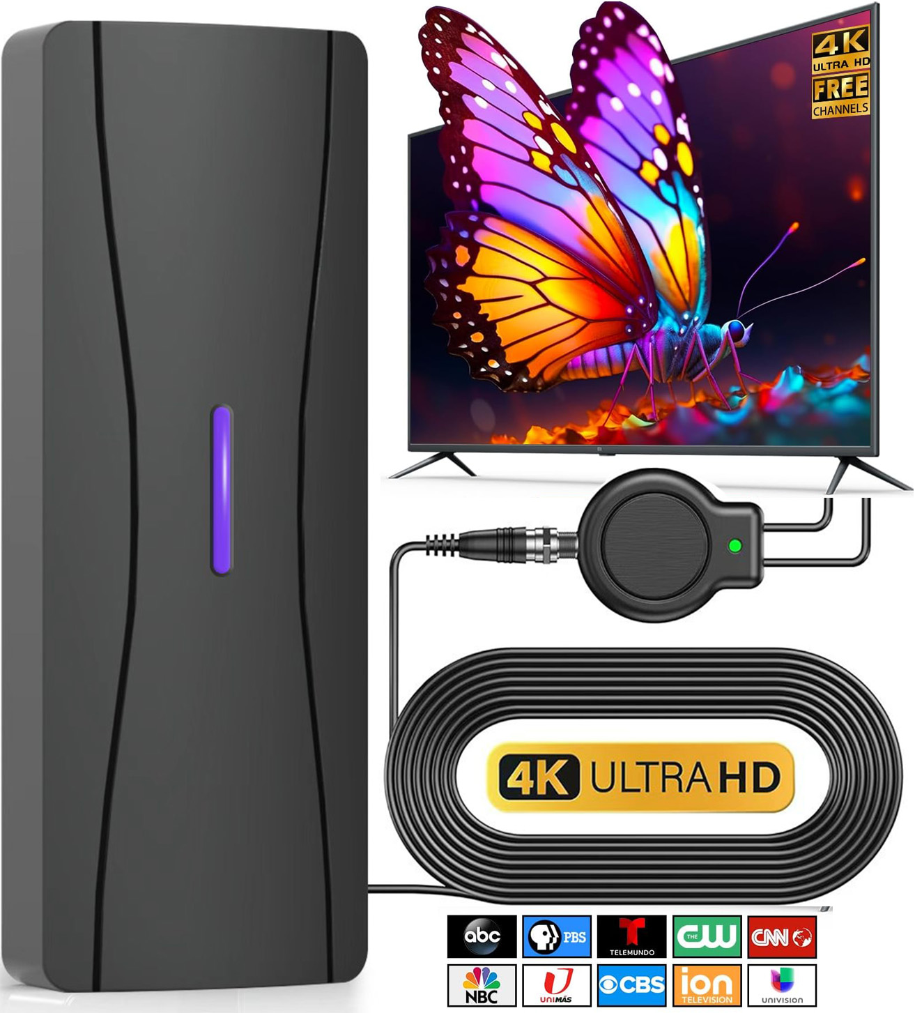 1080p 4K Außen-/Innen-TV-Anten – Outdoor Camping Tv Bewertung und Preis