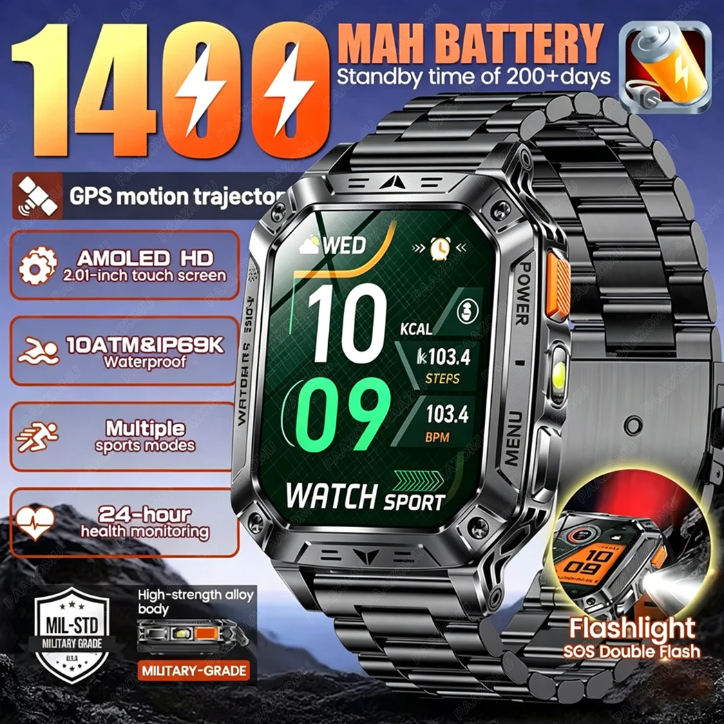 2026 Neue Smartwatch für Herre – Outdoor Camping Japan Bewertung und Preis