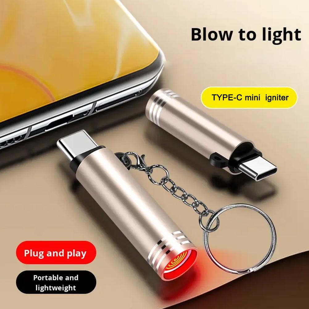 Typ-C-Mini-Feuerzeug, Blow to  – Outdoor Windproof Lighter Bewertung und Preis