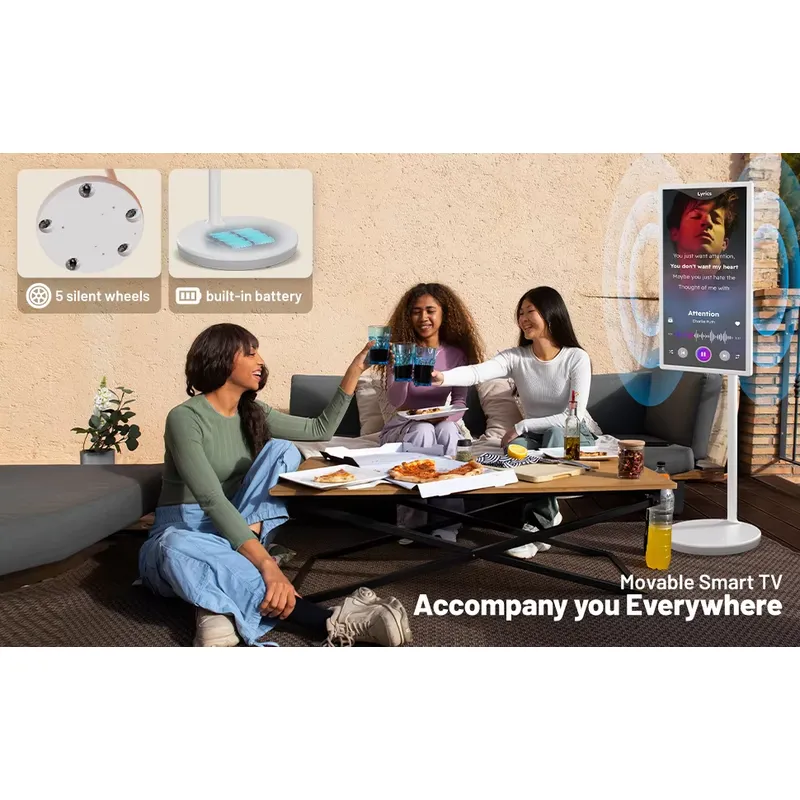 24 Zoll Tragbarer Mobiler Fern – Outdoor Camping Tv Bewertung und Preis