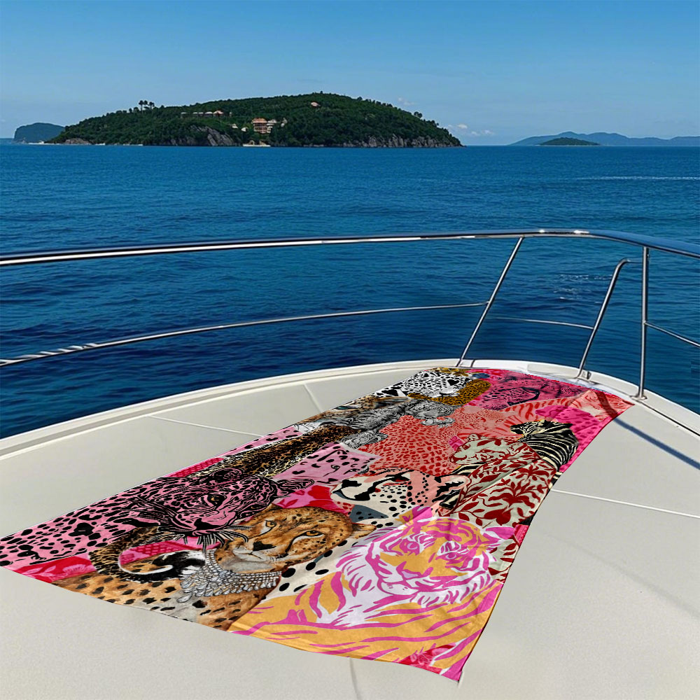 Pink Feline Collage Schnell tr – Camp Towel Microfiber Bewertung und Preis
