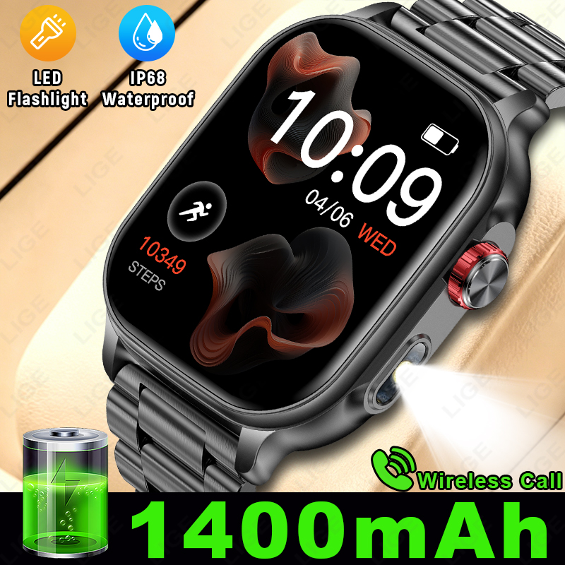 LIGE Neue Smartwatch mit 1400m – Outdoor Camping Japan Bewertung und Preis