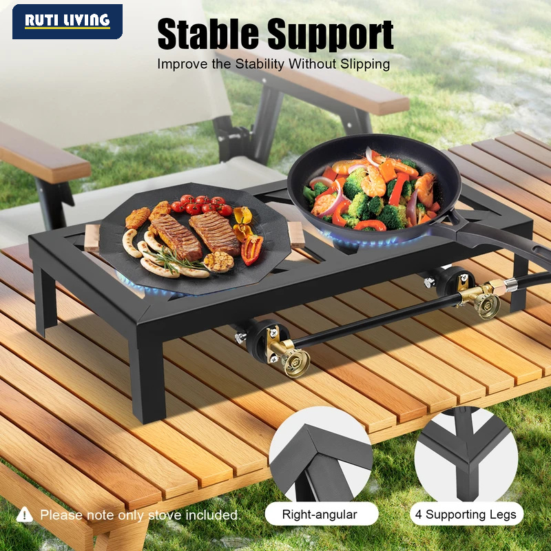 Tragbarer 1/2-Brenner Outdoor- – Outdoor Camping Burner Bewertung und Preis
