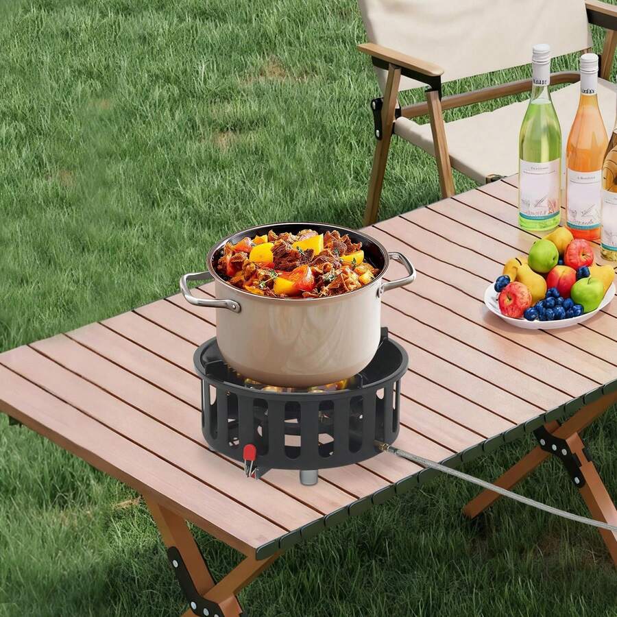 Tragbarer Campingkocher mit 3  – Outdoor Camping Burner Bewertung und Preis