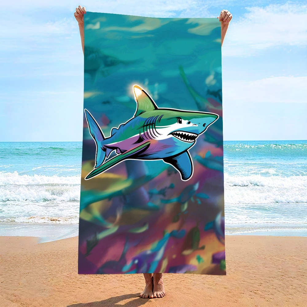 Buntes Strandtuch mit Meeressc – Camp Towel Microfiber Bewertung und Preis