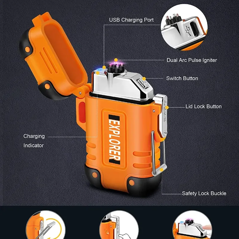 2023 NEUES wasserdichtes Doppe – Outdoor Windproof Lighter Bewertung und Preis