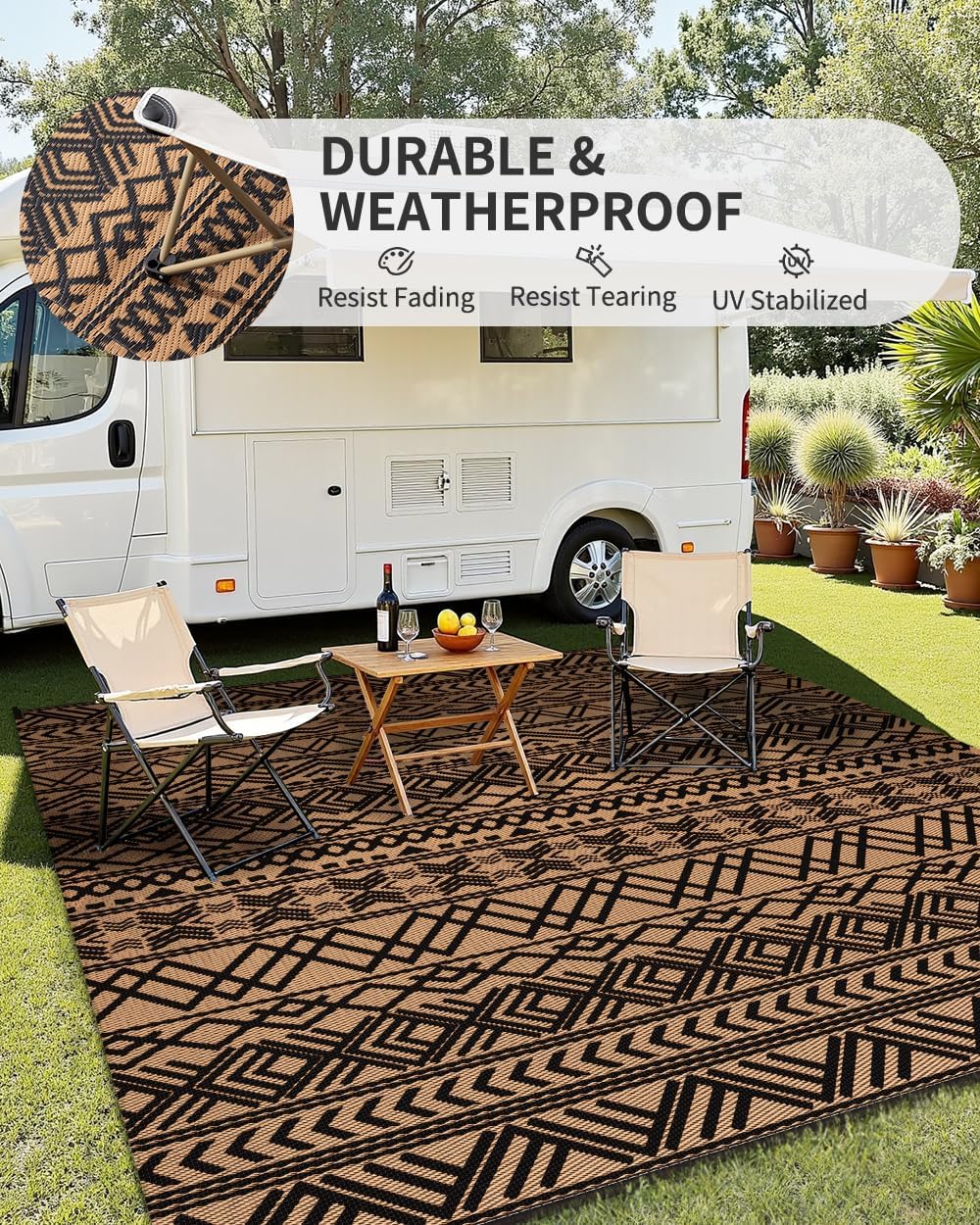 Outdoor-Teppich 8x10 Wasserdic – Outdoor Camping Rugs 8X10 Bewertung und Preis