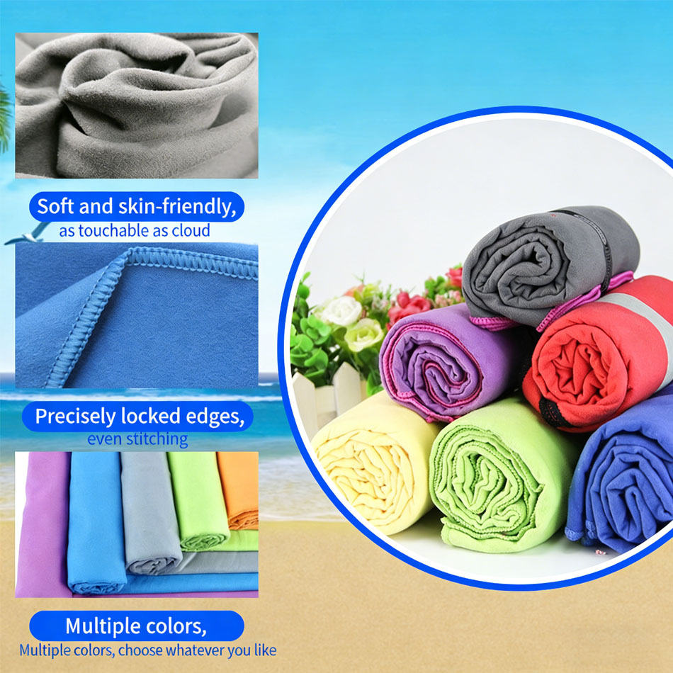 1 Stück Mikrofaser-Strandtuch, – Camp Towel Microfiber Bewertung und Preis