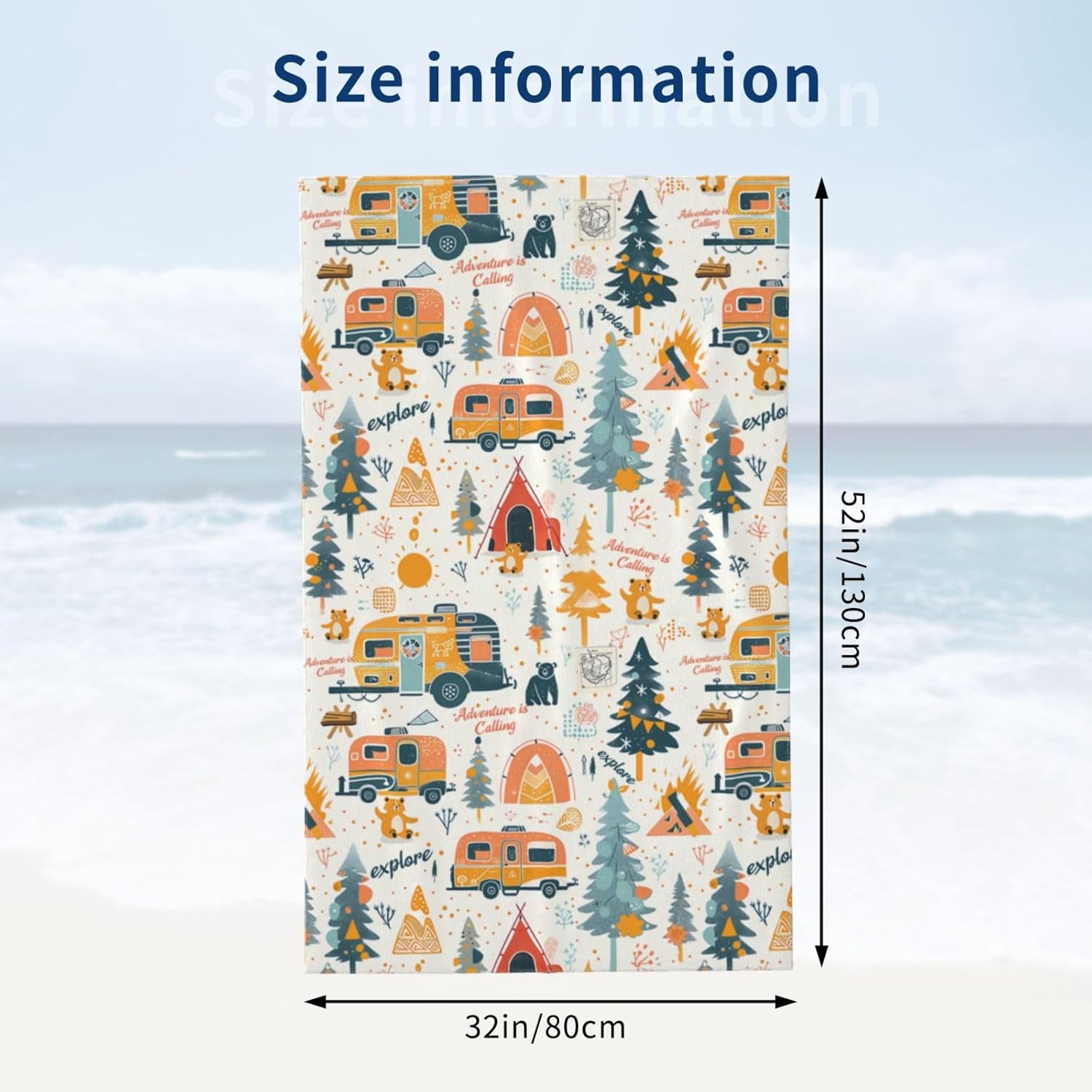 Camping-Abenteuer Strandtuch a – Camp Towel Microfiber Bewertung und Preis